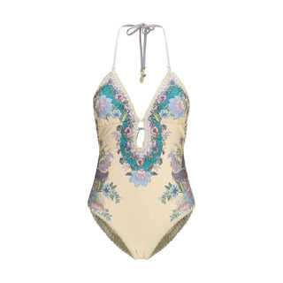 Zimmermann Beige Polyamide One-Piece Swimsuit