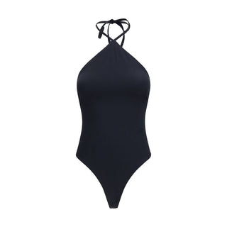 Jacquemus Black Polyamide One-Piece Swimsuit