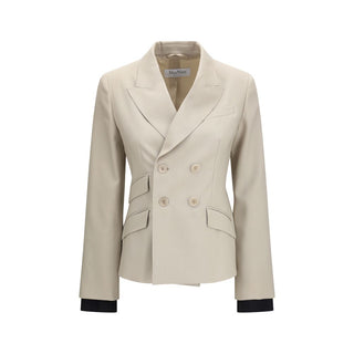 Max Mara Placido Double-Breasted Wool Blazer