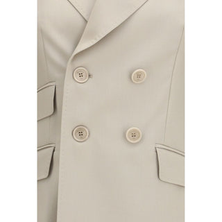 Max Mara Placido Double-Breasted Wool Blazer