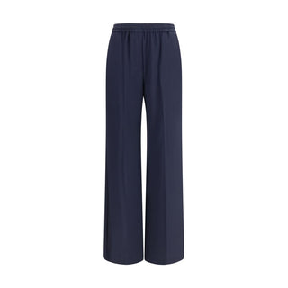 Max Mara Blue Wool Oves Aries Casual Pants