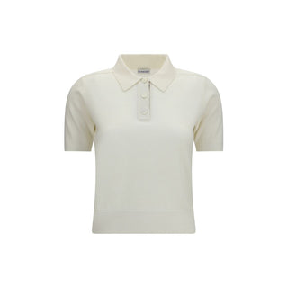 Burberry Beige Wool Oves Aries Polo Shirt