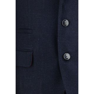 Brunello Cucinelli Blue Wool Oves Aries Two-Piece Suit
