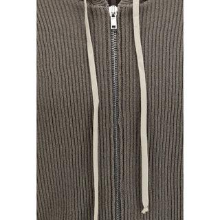 Rick Owens Gray Wool Oves Aries Hoodie