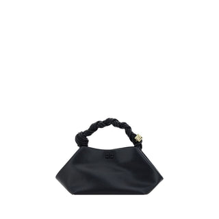 Ganni Black Recycled Leather Handbag