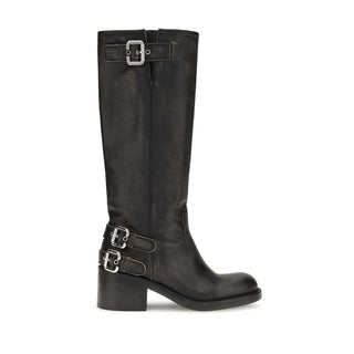 Chloé Dakota Leather Biker Boots