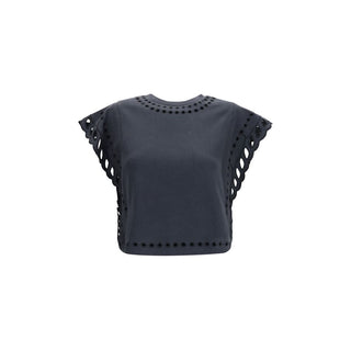 Marant Etoile Black Cotton T-Shirt