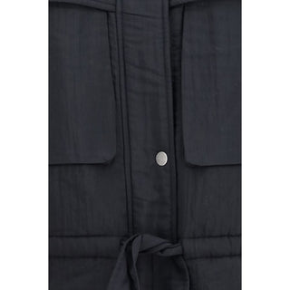 Marant Etoile Black Modal Full-Length Jacket