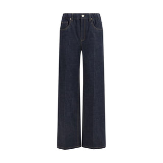Brunello Cucinelli Blue Cotton Jeans Denim