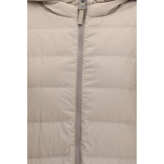 Brunello Cucinelli Gray Polyamide Full-Length Jacket