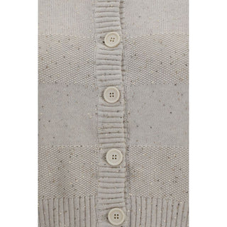 Brunello Cucinelli Beige Cotton Sweatshirt