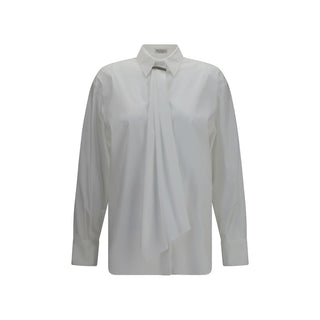 Brunello Cucinelli White Cotton Dress Shirt