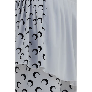Marine Serre White Polyamide Short And Mini Shorts