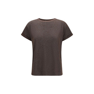Brunello Cucinelli Brown Nylon T-Shirt