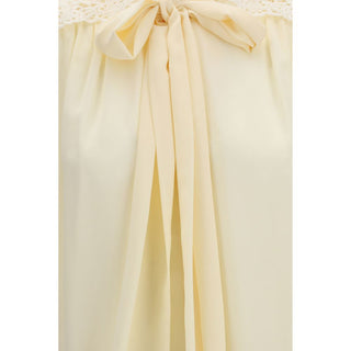 Chloé Beige Polyester Blouse