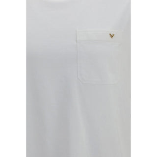 Valentino White Cotton T-Shirt