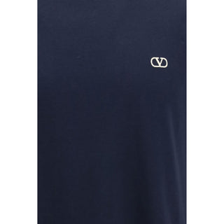 Valentino Blue Cotton T-Shirt