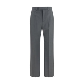Valentino Gray Wool Oves Aries Dress Pants