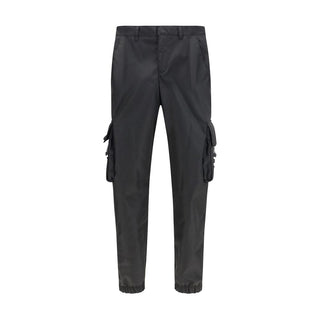 Prada Black Polyamide Cargo Pants