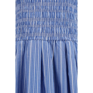 Ganni Blue Cotton Casual Dress