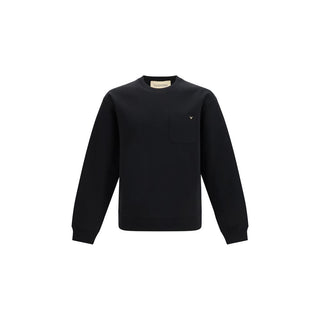 Valentino Black Cotton Sweatshirt