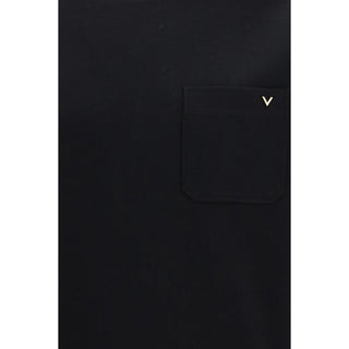 Valentino Black Cotton Sweatshirt