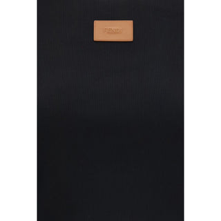 Fendi Black Cotton T-Shirt