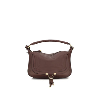 Chloé Bordeaux Calf Leather Shoulder Bag