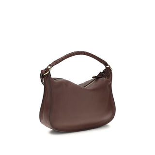Chloé Bordeaux Calf Leather Shoulder Bag