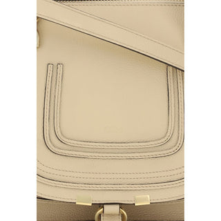 Chloé Beige Calf Leather Bos Taurus Shoulder Bag