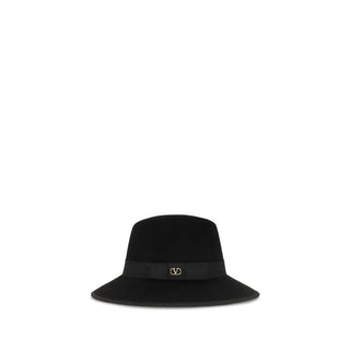 Valentino Garavani Black Cotton Fedora