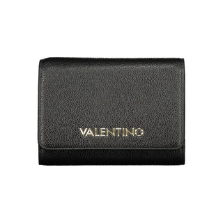 Valentino Black Polyurethane Women's Wallet