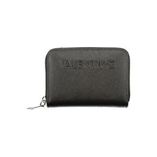 Valentino Black Polyurethane Women's Wallet