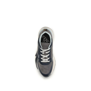 Fendi Multicolor Calf Leather Bos Taurus Athletic Sneakers