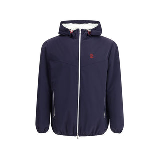 Brunello Cucinelli Blue Polyamide Shell Jacket