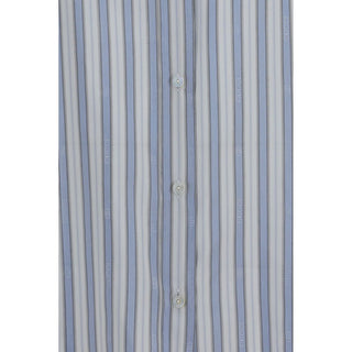 Gucci Blue Silk Shirt