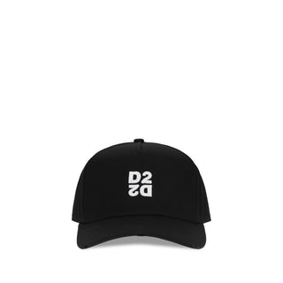 Dsquared² Black Cotton Cap (Baseball Hat)