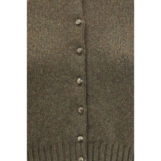 Khaite Bicolor Cashmere Cardigan