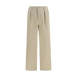 Prada Beige Cotton Casual Pants