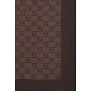 Gucci Brown Silk Foulard