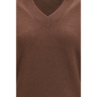 Brunello Cucinelli Cashmere Blend V-Neck Sweater
