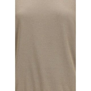 Brunello Cucinelli Cashmere and Silk Short-Sleeve Sweater
