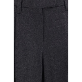 Brunello Cucinelli Gray Wool Oves Aries Dress Pants