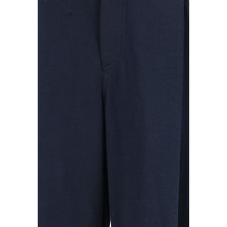 Brunello Cucinelli Blue Cotton Casual Pants