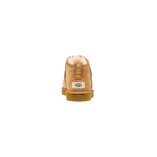 UGG Beige Leather Ankle Boots