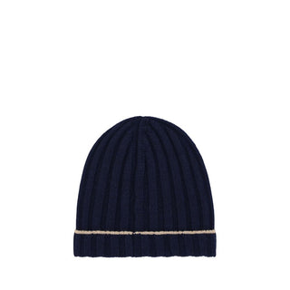 Brunello Cucinelli Blue Cashmere Beanie