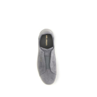 Axel Arigato Gray Calf Leather Bos Taurus Low Top Sneakers