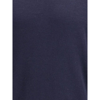 Brunello Cucinelli Blue Wool Oves Aries Turtleneck