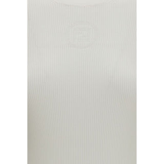 Fendi White Cotton Sweatshirt