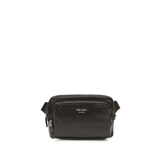 Prada Brown Calf Leather Bos Taurus Shoulder Bag
